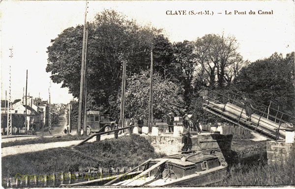 CLAYE (S.-et-M.) - Le Pont du Canal
